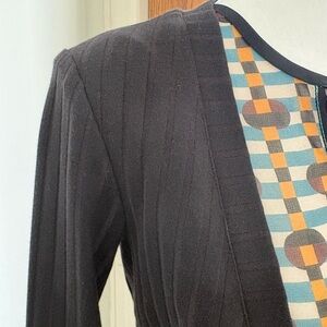 Comrags | Black Ribbed Cardigan